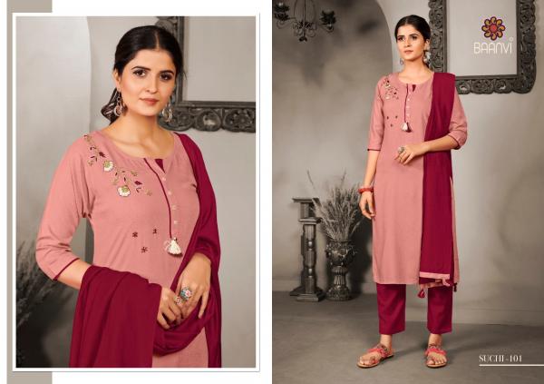 Baanvi Suchi 1 Fancy Rayon  Ethnic Wear Readymade Salwar 